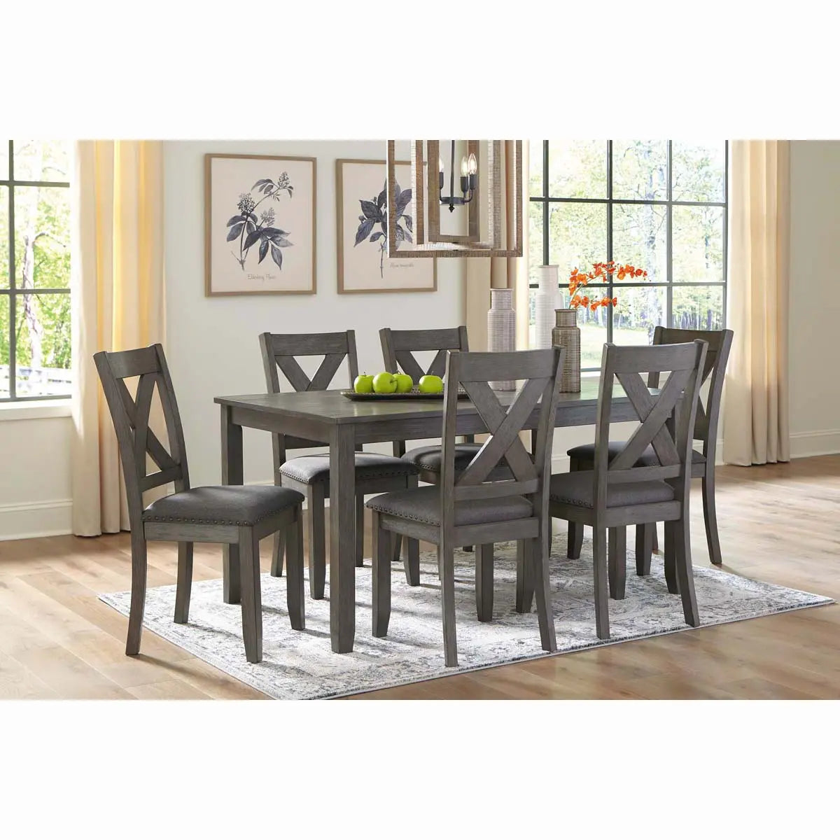  Caitbrook 7Pc Dining Set in Grey | Signature Design by Ashley