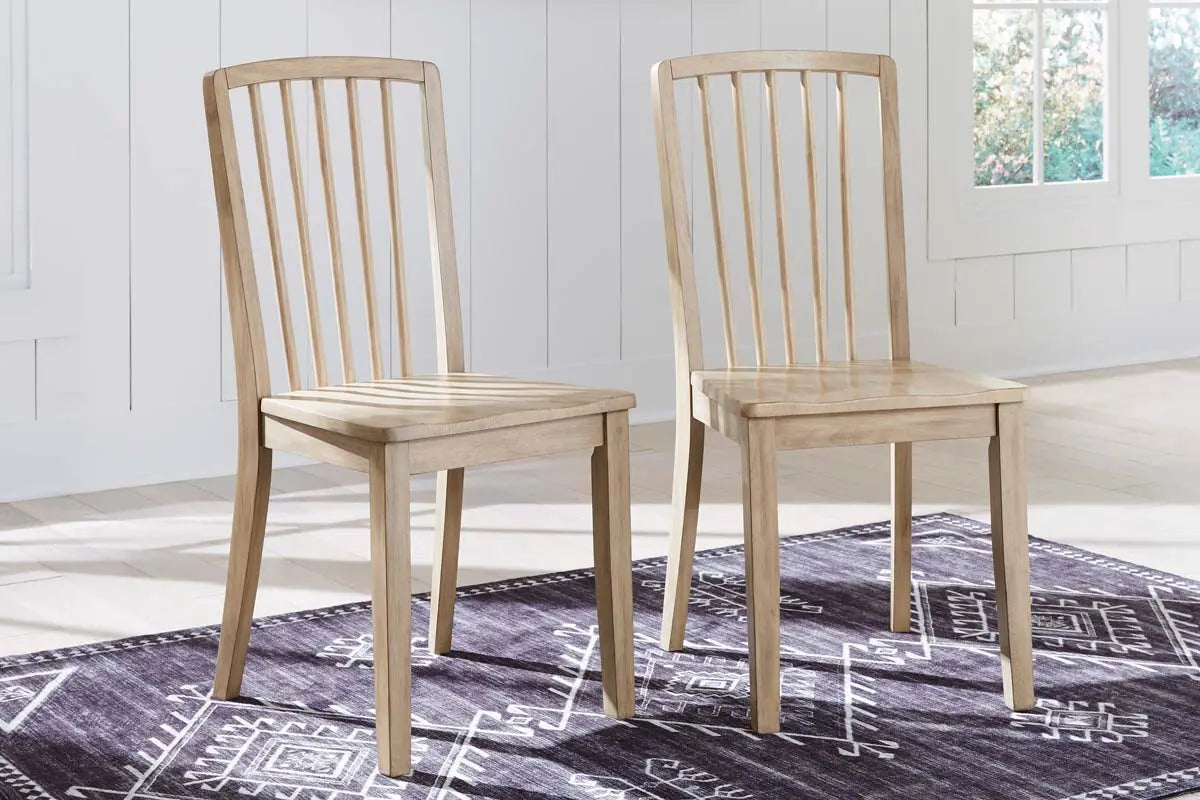  Gleanville 6Pc Dining Set in Light Brown | Signature Design by Ashley