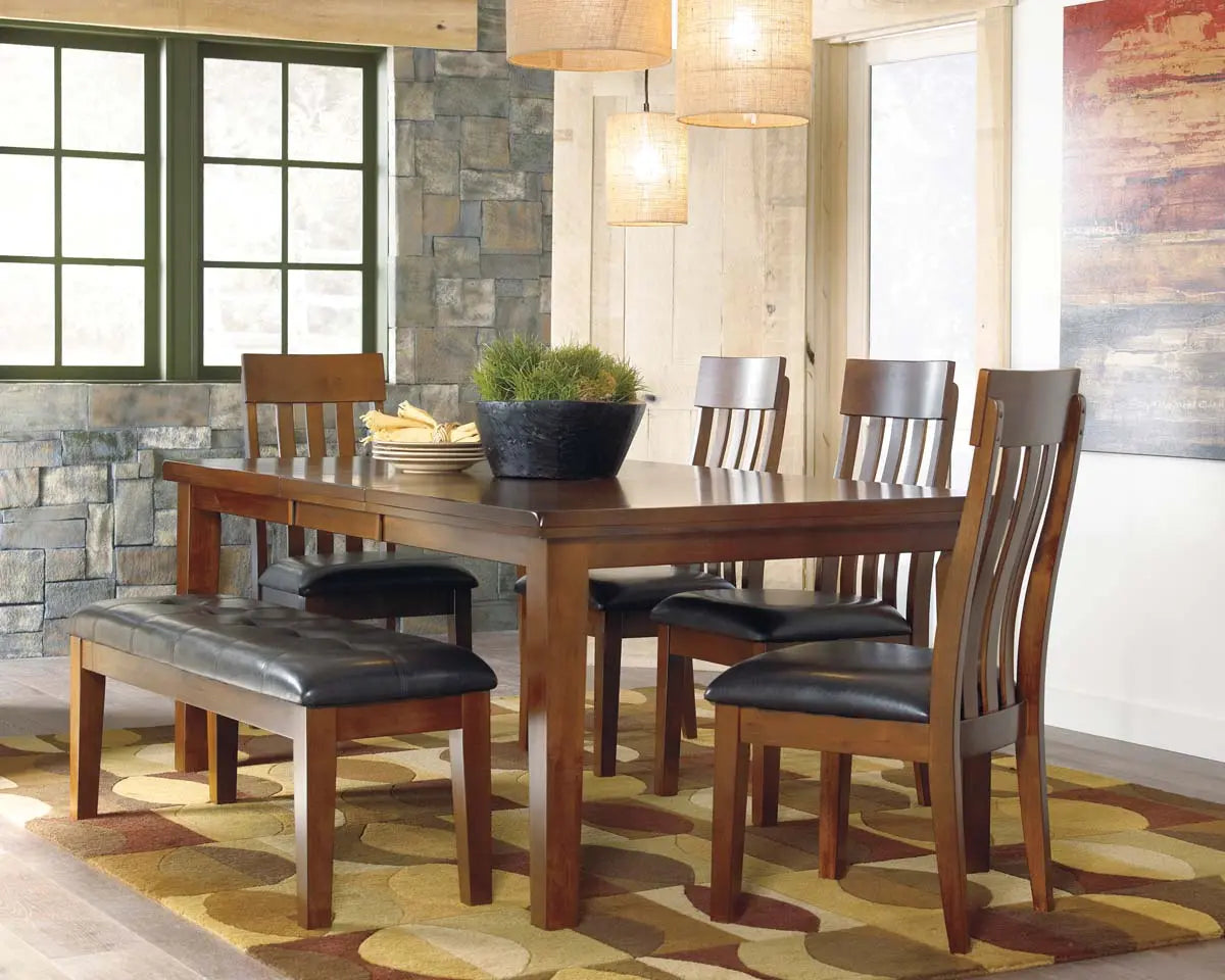  Ralene 6Pc Dining Set in Medium Brown | Signature Design by Ashley