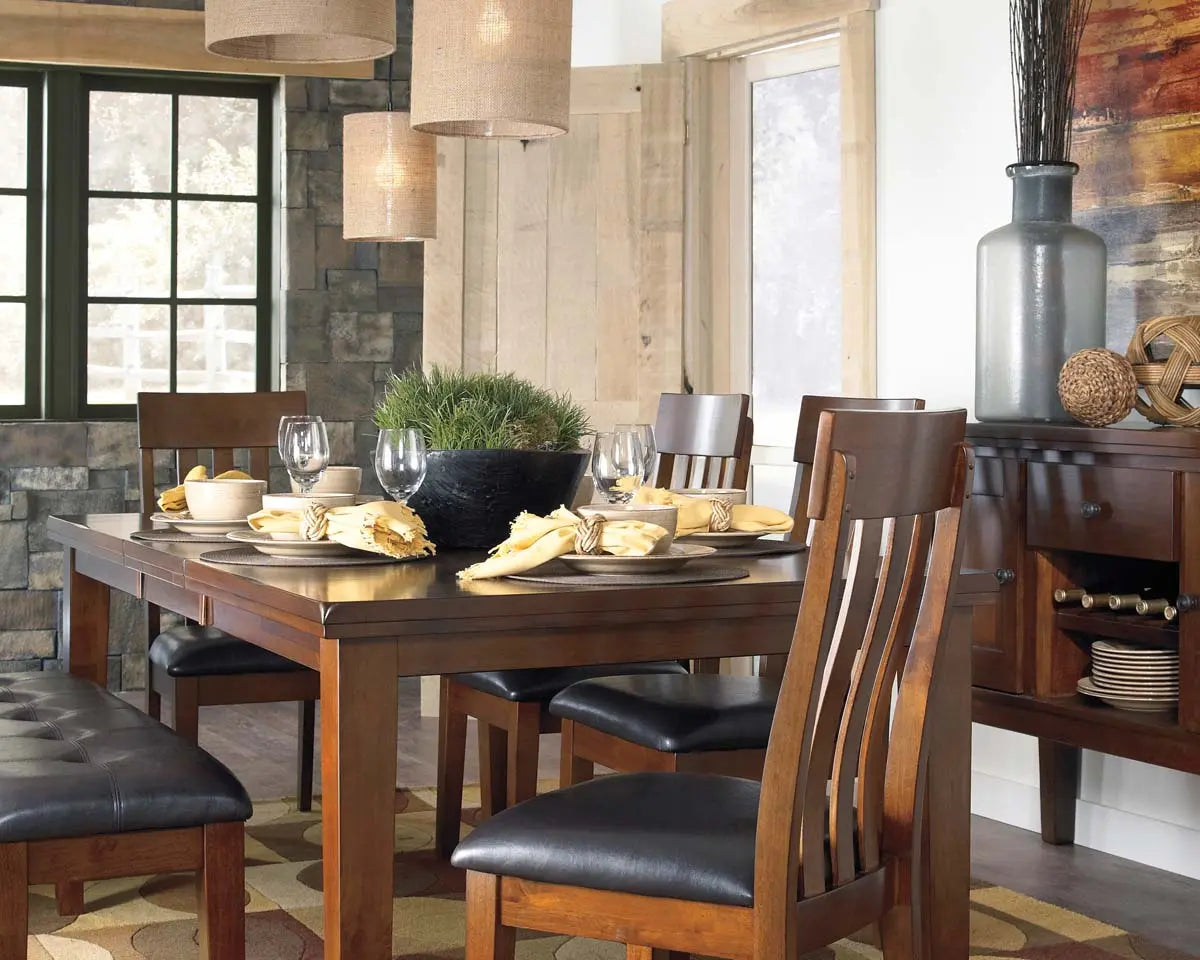  Ralene 6Pc Dining Set in Medium Brown | Signature Design by Ashley