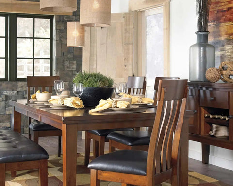  Ralene 6Pc Dining Set in Medium Brown | Signature Design by Ashley