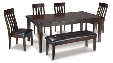  Haddigan 6Pc Dining Set in Dark Brown D596 | Signature Design by Ashley