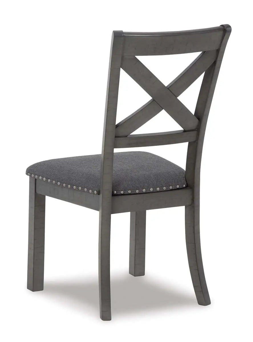  Myshanna 9Pc Dining Set in Grey | Signature Design by Ashley