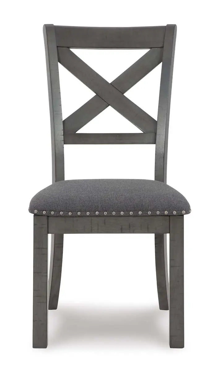  Myshanna 9Pc Dining Set in Grey | Signature Design by Ashley