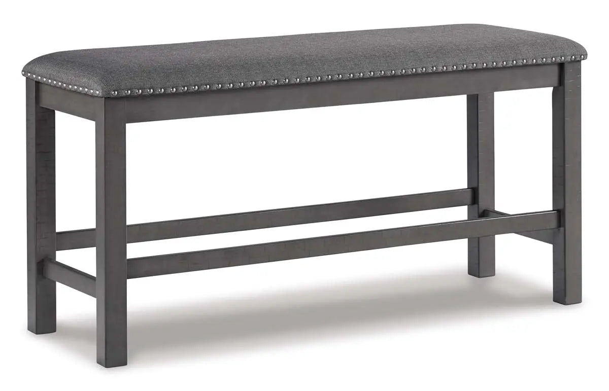 Myshanna Counter Height 6Pc Dining Set in Grey | Signature Design by Ashley