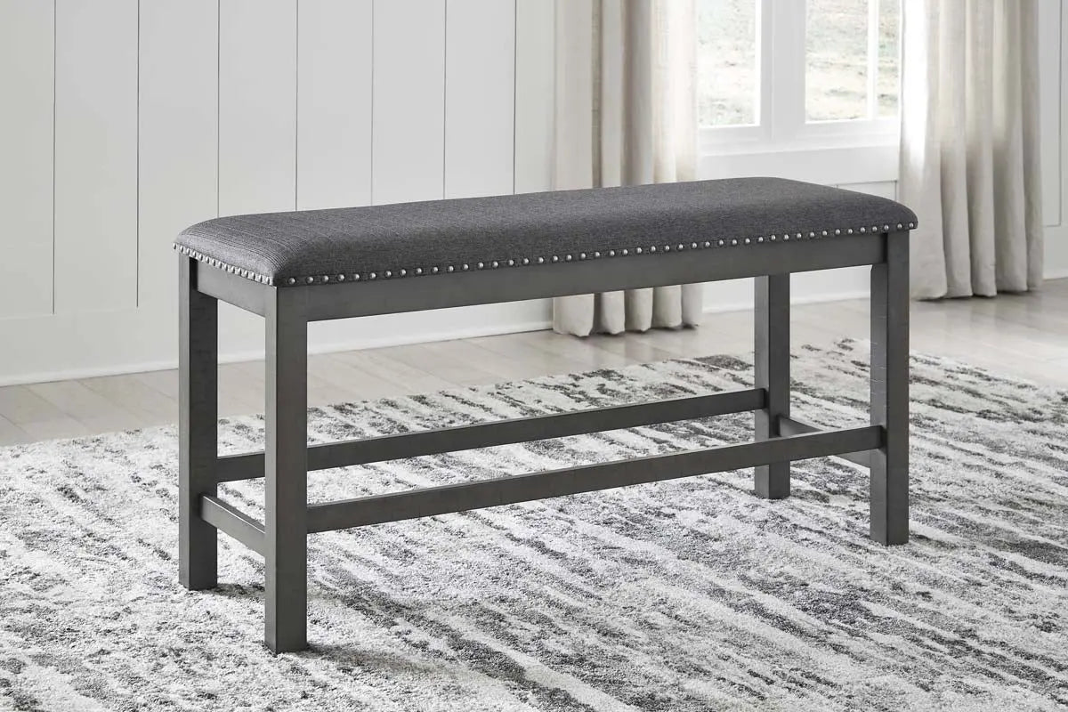 Myshanna Counter Height 6Pc Dining Set in Grey | Signature Design by Ashley