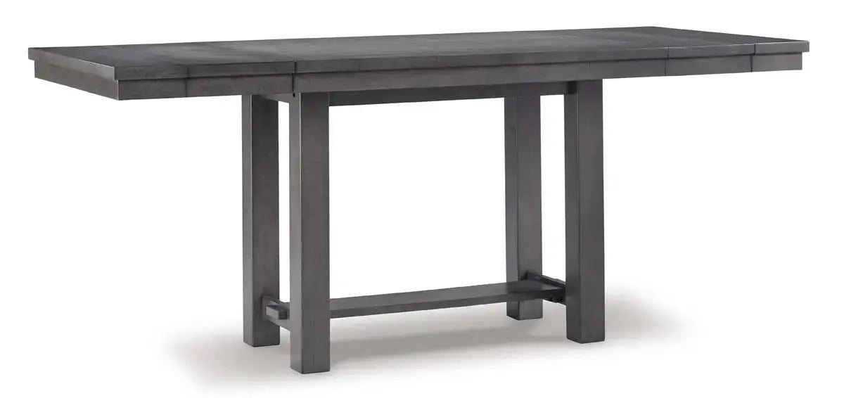  Myshanna Counter Height 6Pc Dining Set in Grey | Signature Design by Ashley