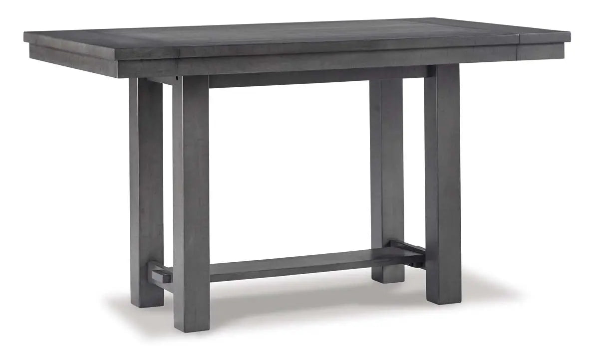  Myshanna Counter Height 6Pc Dining Set in Grey | Signature Design by Ashley