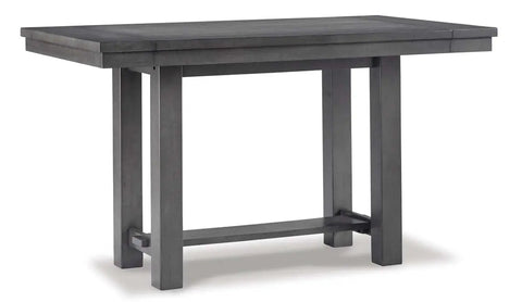  Myshanna Counter Height 6Pc Dining Set in Grey | Signature Design by Ashley
