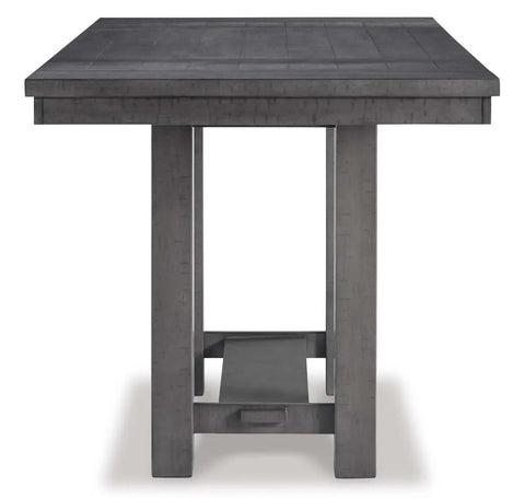 Myshanna Counter Height 6Pc Dining Set in Grey | Signature Design by Ashley