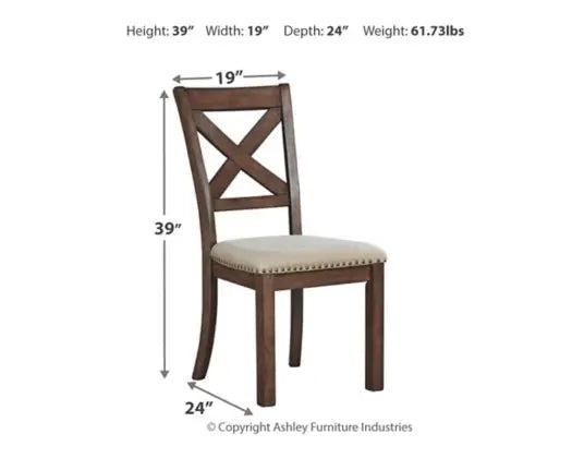  Moriville 6Pc Dining Set in Grayish Brown | Signature Design by Ashley