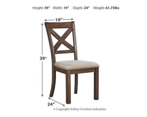  Moriville 6Pc Dining Set in Grayish Brown | Signature Design by Ashley