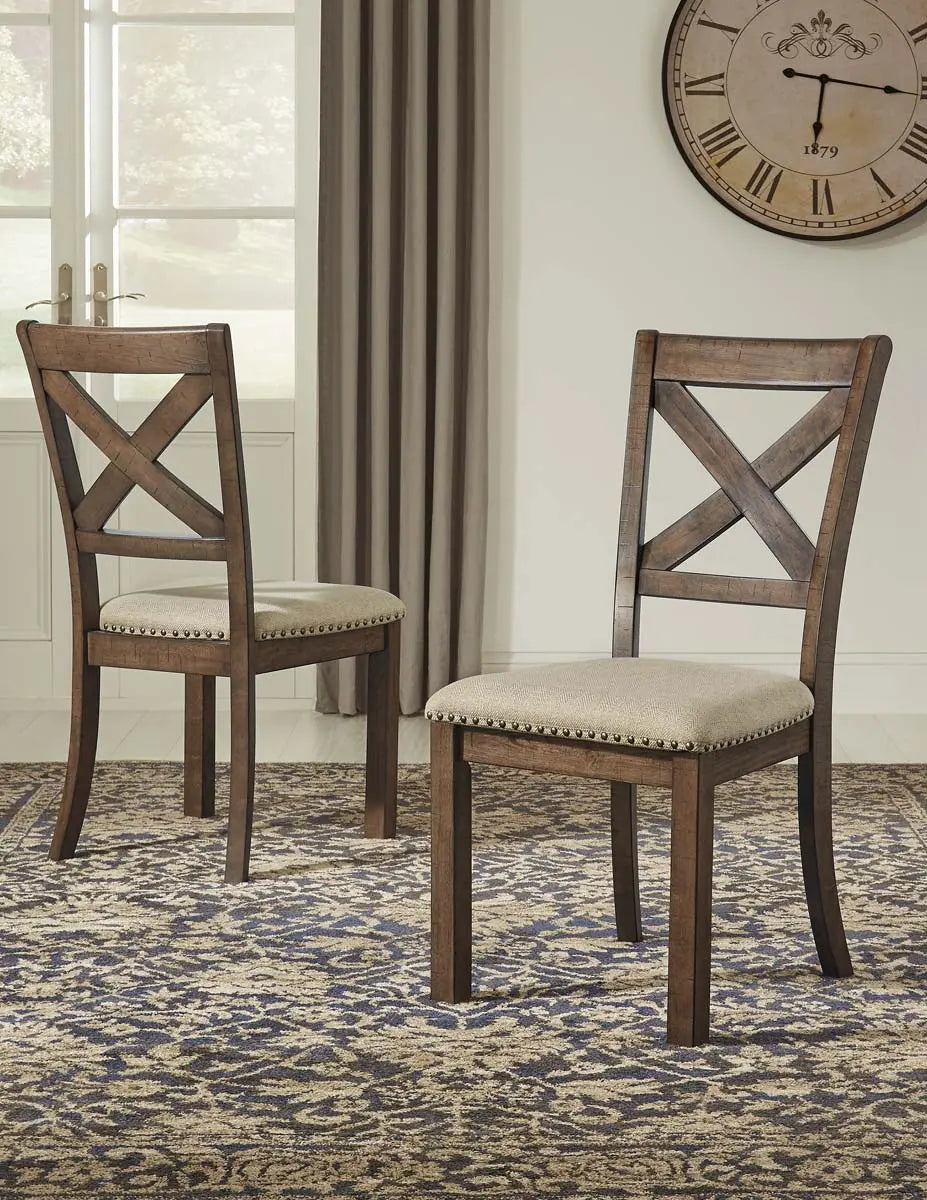  Moriville 6Pc Dining Set in Grayish Brown | Signature Design by Ashley