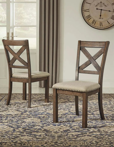  Moriville 6Pc Dining Set in Grayish Brown | Signature Design by Ashley