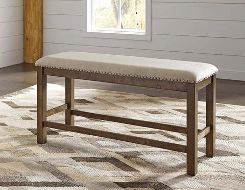  Moriville 6Pc Counter height Dining Set in Grayish Brown | Signature Design by Ashley