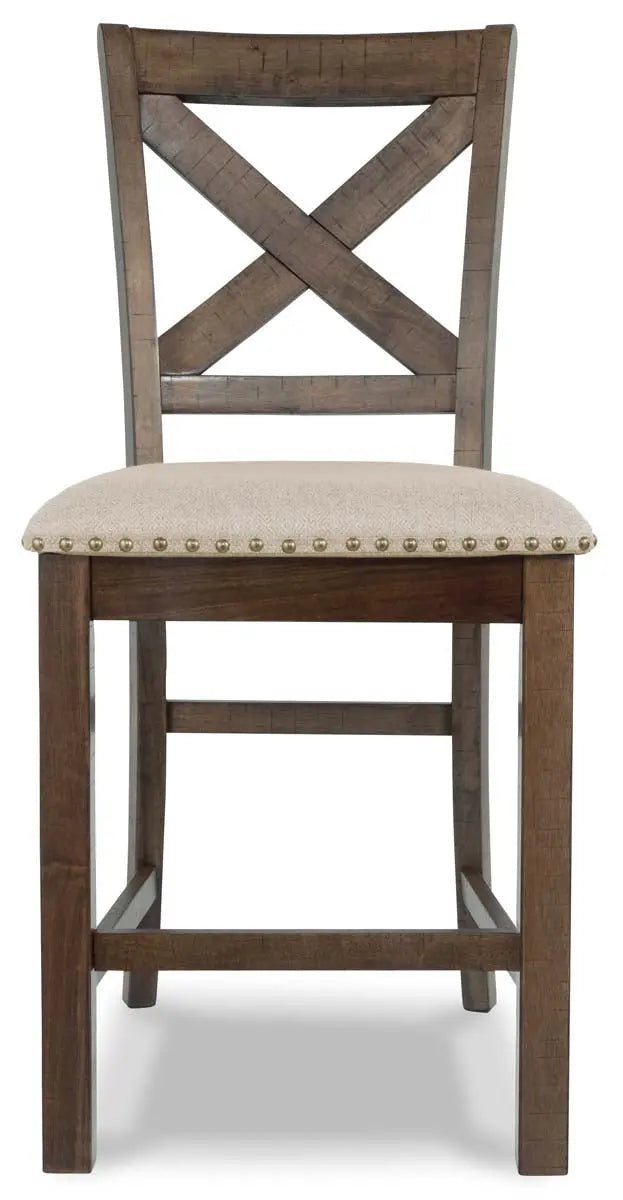  Moriville 6Pc Counter height Dining Set in Grayish Brown | Signature Design by Ashley