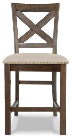  Moriville 6Pc Counter height Dining Set in Grayish Brown | Signature Design by Ashley