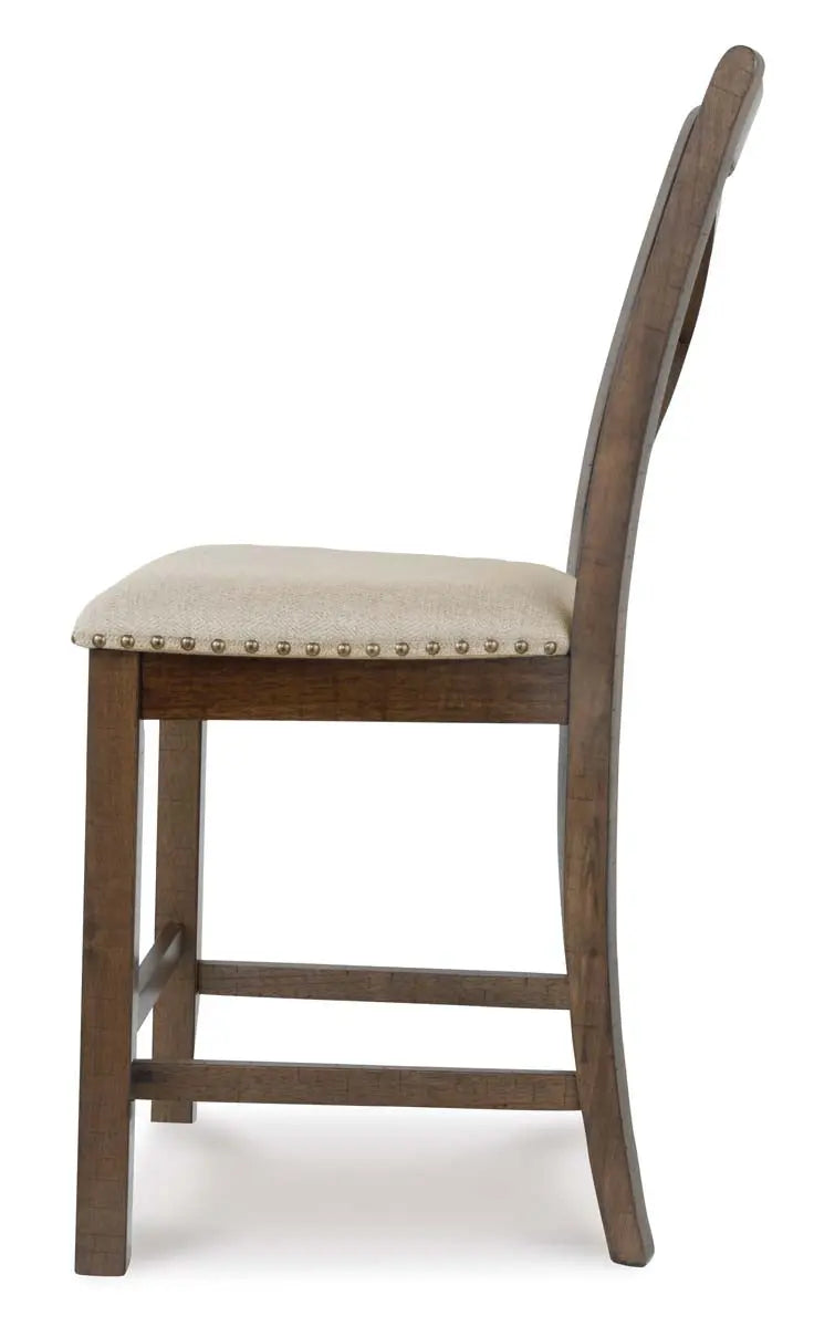  Moriville 6Pc Counter height Dining Set in Grayish Brown | Signature Design by Ashley