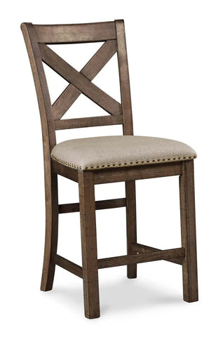  Moriville 6Pc Counter height Dining Set in Grayish Brown | Signature Design by Ashley