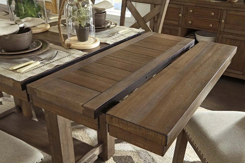  Moriville 6Pc Dining Set in Grayish Brown | Signature Design by Ashley