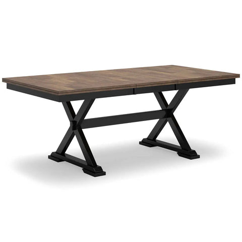  Wildenauer 9Pc Dining Set in Brown and Black | Signature Design by Ashley