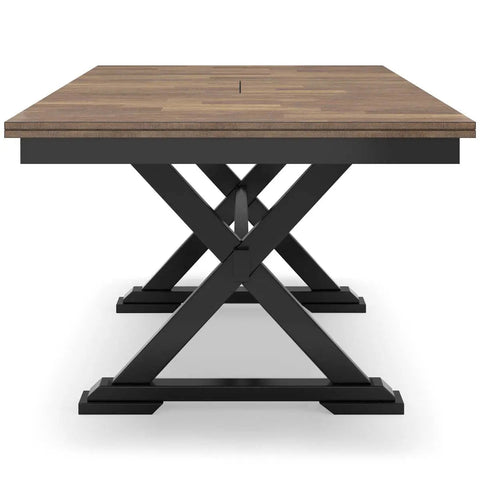  Wildenauer 9Pc Dining Set in Brown and Black | Signature Design by Ashley