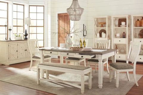  Bolanburg 6Pc Dining Set in Two-Tone Finish | Signature Design by Ashley