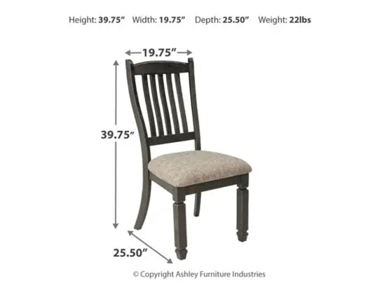  Tyler Creek 6Pc Dining Set in Two-Tone with Arm Chairs | Signature Design by Ashley