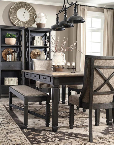  Tyler Creek 6Pc Dining Set in Two-Tone with Arm Chairs | Signature Design by Ashley