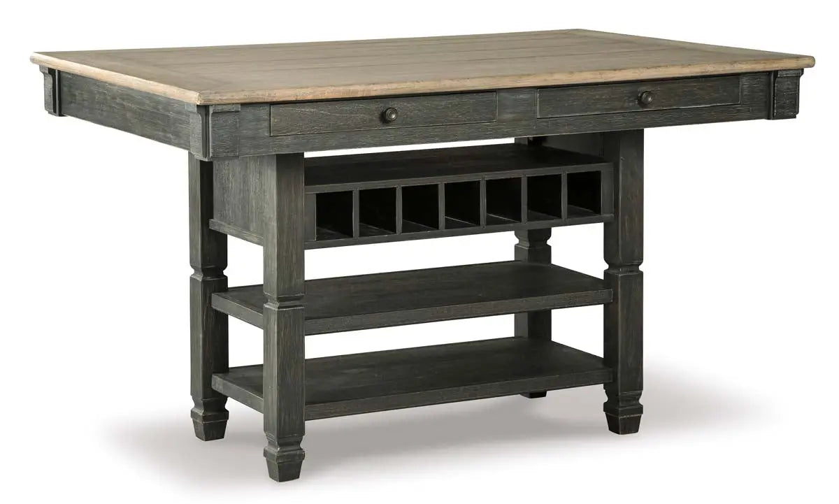  Tyler Creek Counter Height 6Pc Dining Set in Black & Grey | Signature Design by Ashley