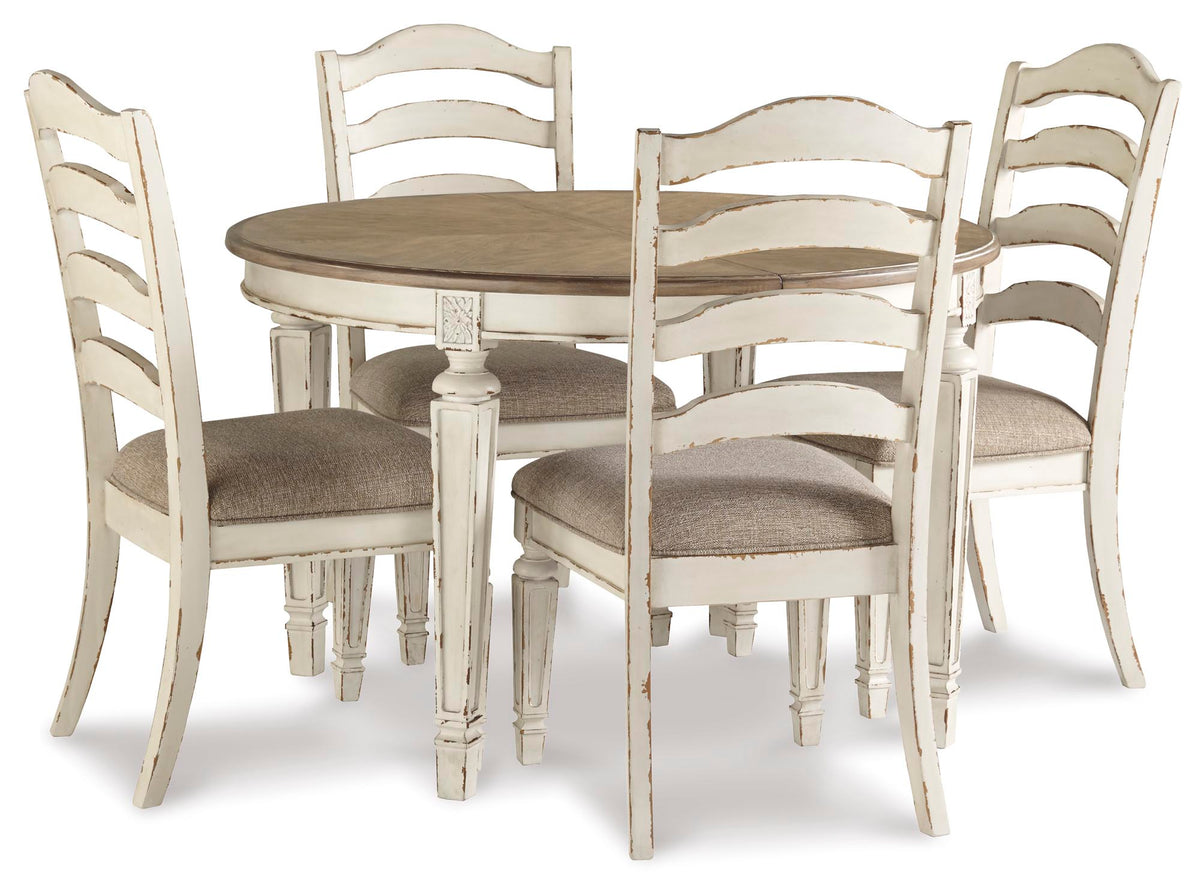 Realyn 5pc Dining EXT Table Set D743