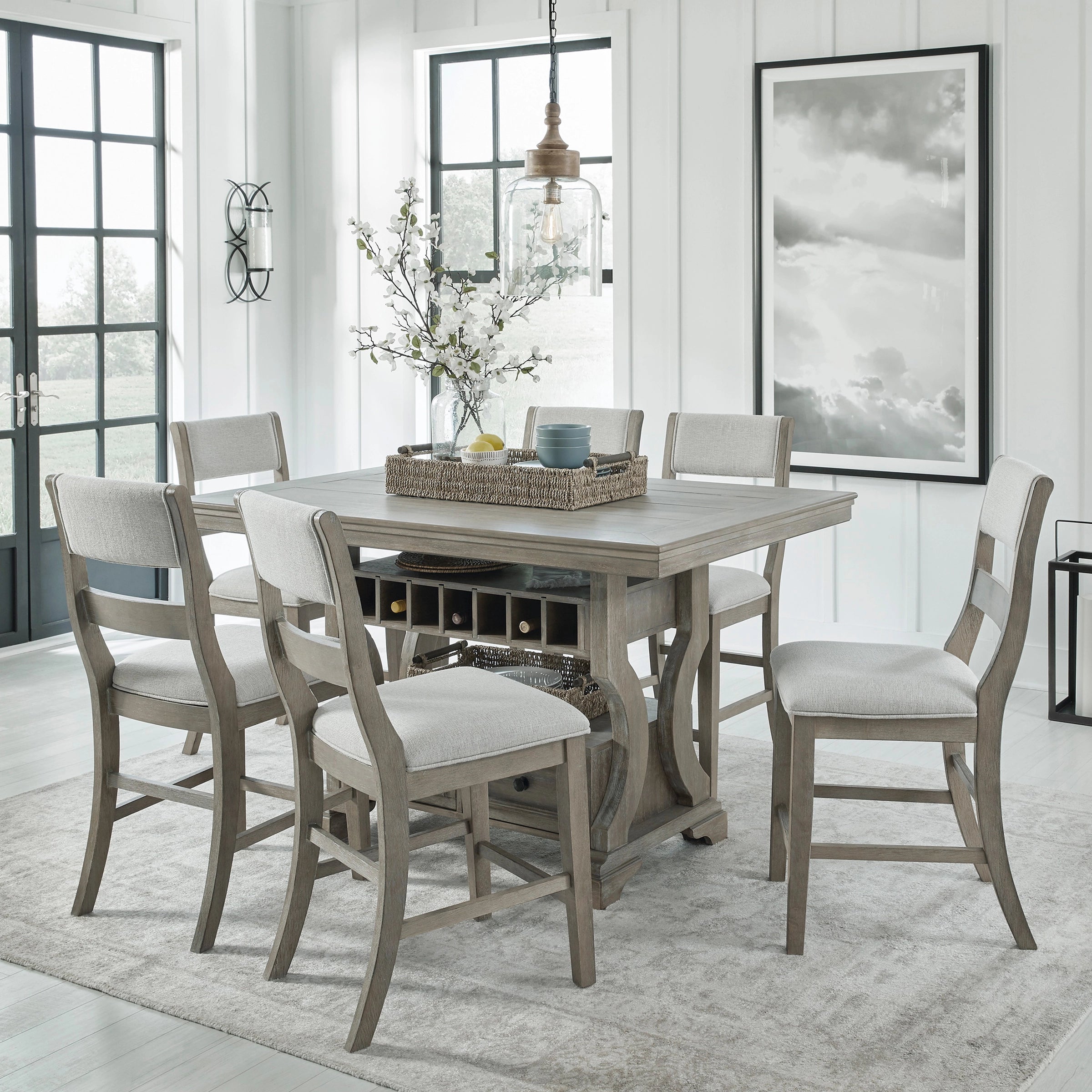 Moreshire Counter Height Table Set