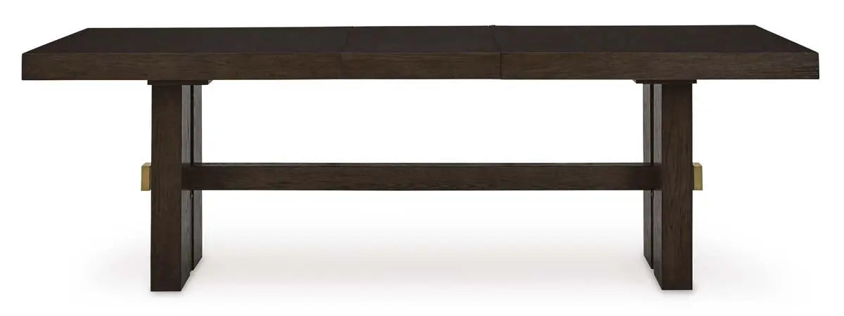  Burkhaus 9Pc Dining Set in Dark Brown | Signature Design by Ashley