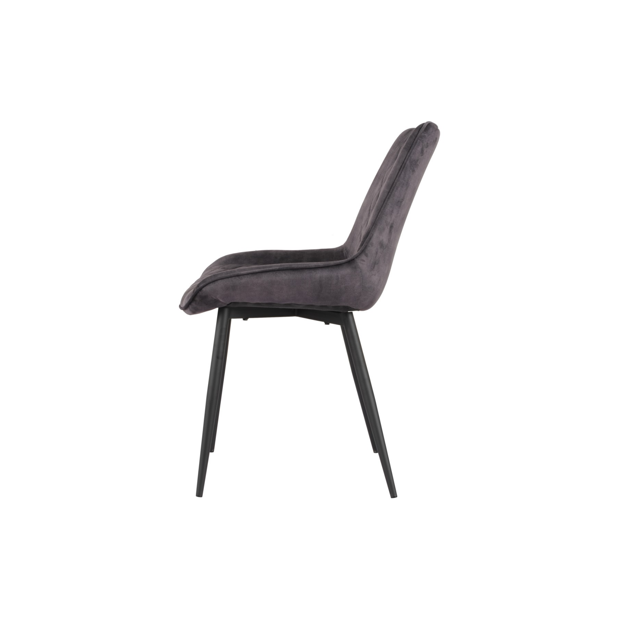 DRC-2002- Dining Chair, Set Of 2 ,in Dark Grey