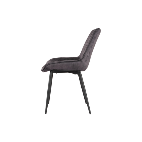 DRC-2002- Dining Chair, Set Of 2 ,in Dark Grey