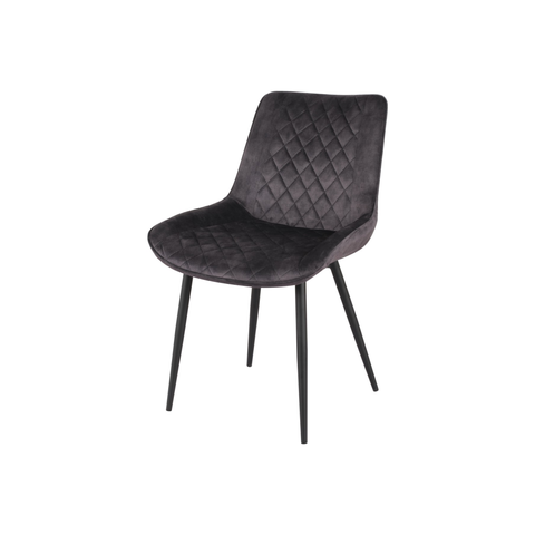 DRC-2002- Dining Chair, Set Of 2 ,in Dark Grey