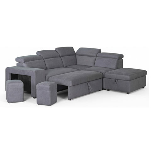 Elle 2 Piece Pull-out Sectional Sleeper