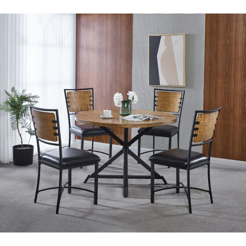 Fideo Dining Set in Brown