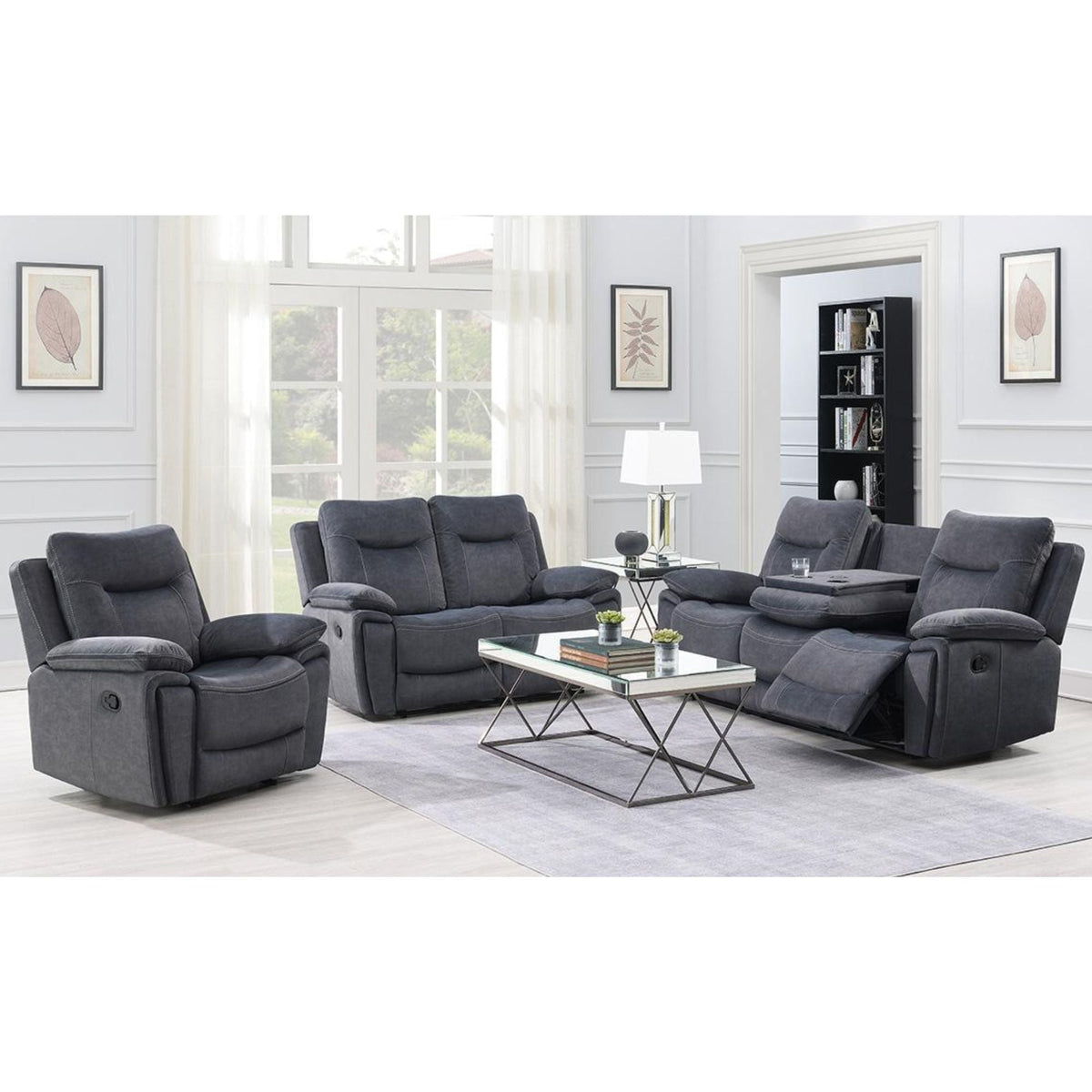 Finley Reclining Sofa Set
