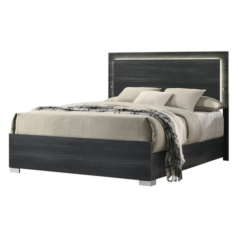 Freya 6 PC Bedroom Set in Grey