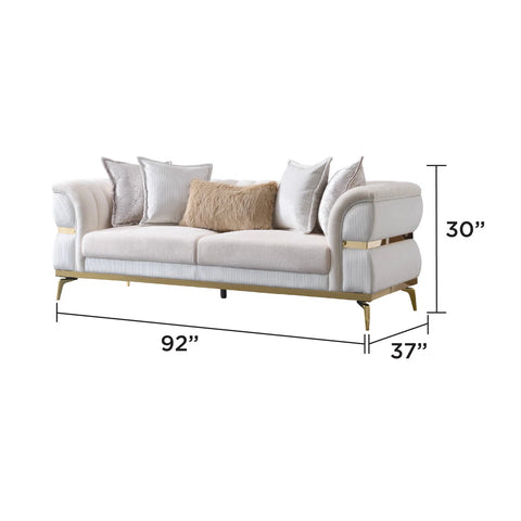 Juno Sofa and Loveseat Set Turkish Style