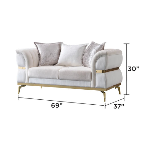 Juno Sofa and Loveseat Set Turkish Style