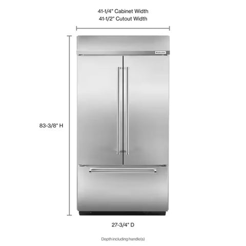 KitchenAid KBFN502ESS Refrigerator (Open Box)