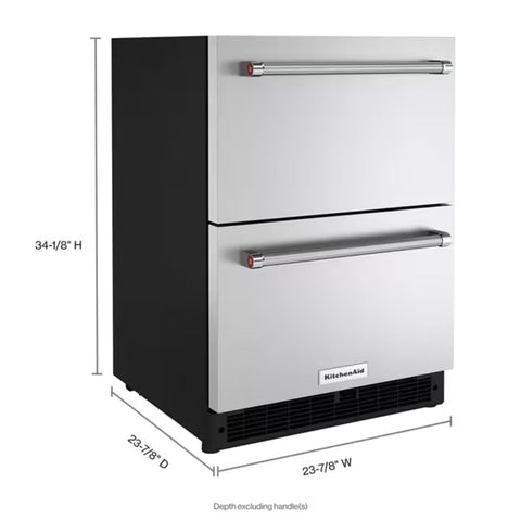KitchenAid KUDR204KSB Refrigerator (Open Box)