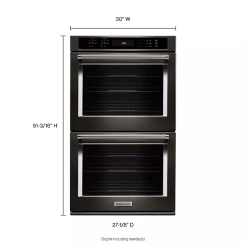 Kitchenaid KODE500EBS Double Oven (Open Box)