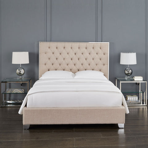 Kroma Bed in Beige