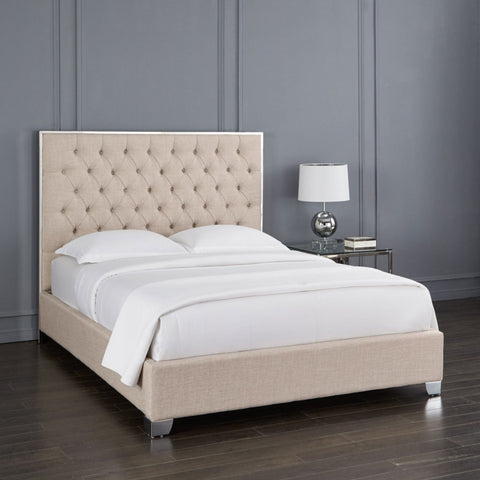 Kroma Bed in Beige