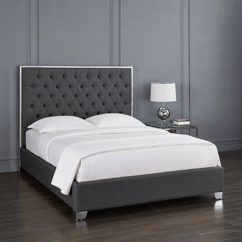 Kroma Bed in Dark Grey