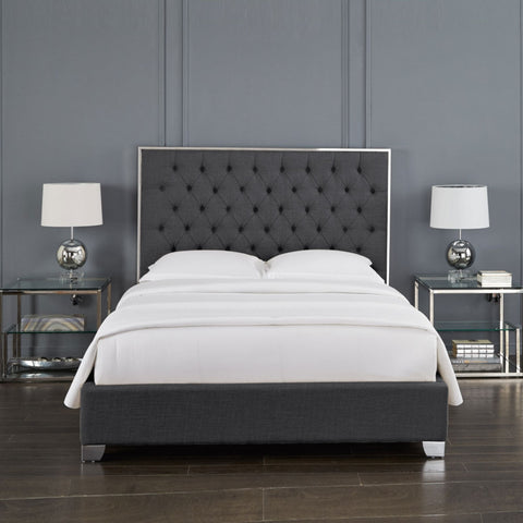 Kroma Bed in Dark Grey