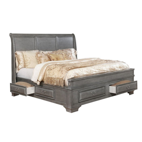 Milton 6 pc Bedroom Set in Grey